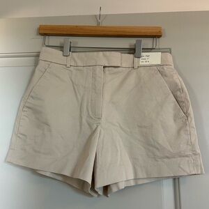 A&F Khaki Tailored Shorts